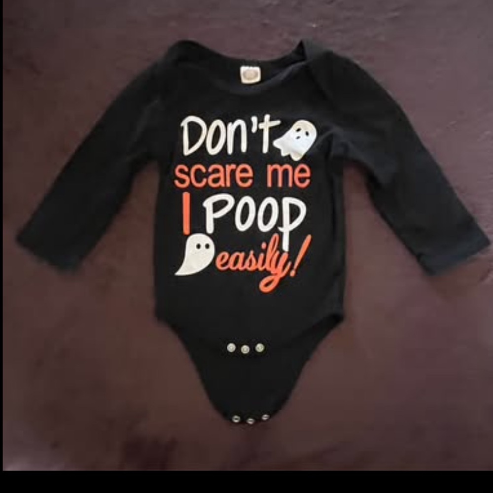 Cute baby Onesie Black 6-9 Months Halloween